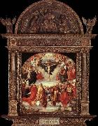 Albrecht Durer The Adoration of the Holy Trinity painting